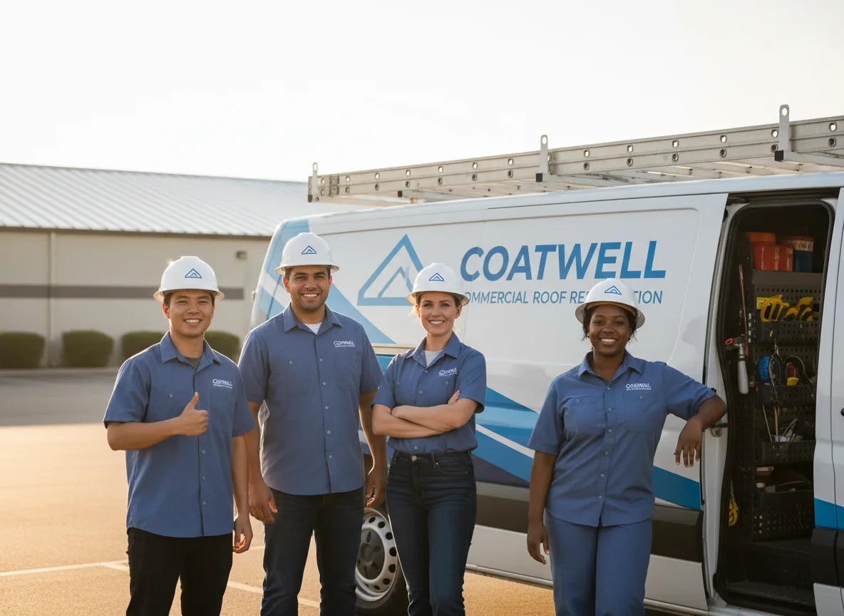 Commercial roof coating company in Herald, CA